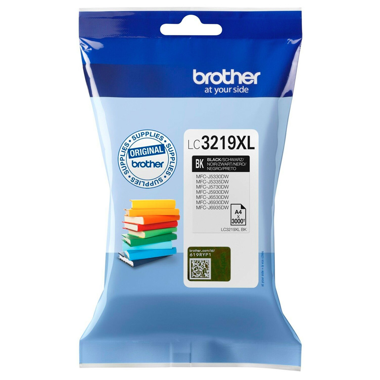 CARTUCHO INK-JET BROTHER LC3219XL BK/C/M/Y PACK 4 UNIDADES