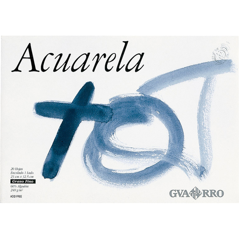 LAMINA ACUARELA GUARRO 50X70 240G/25H