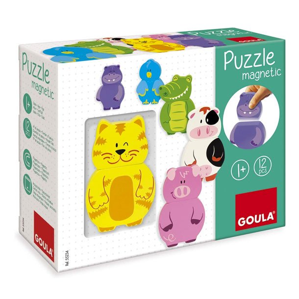 PUZZLE GOULA ANIMALES MAGNÉTICOS
